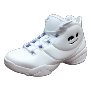 baymax in air jordans sticker
