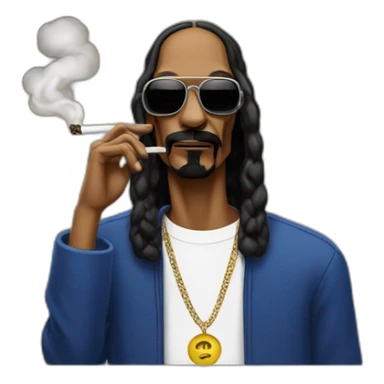 snoop dogg who smokes sticker