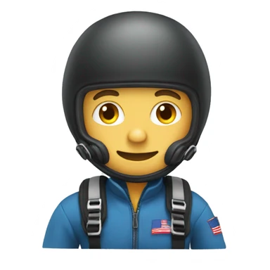 skydiver in freefal sticker