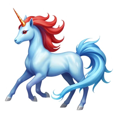Rapidash-Suicune-hybrid sticker