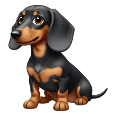 dapple Dachshund named Alfredo sticker