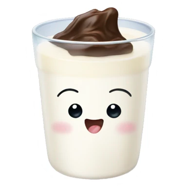 bubu with milk sticker