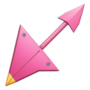 pink arrow sticker