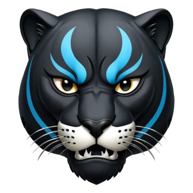 Panthers nfl team logo sticker