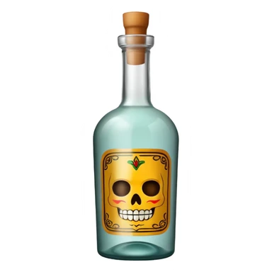 Botella de mezcal  sticker
