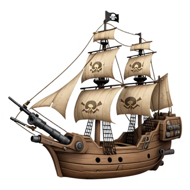 pirate star wars ship sticker