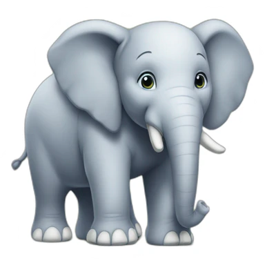 Éléphant sur maison sticker