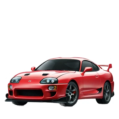 sandalyeye oturmuş toyota supra sticker