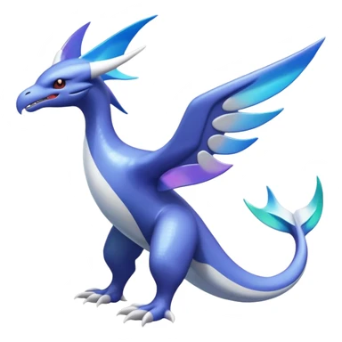Lugia-Noivern-Kyogre-Latios-fusion-creature (full body) sticker