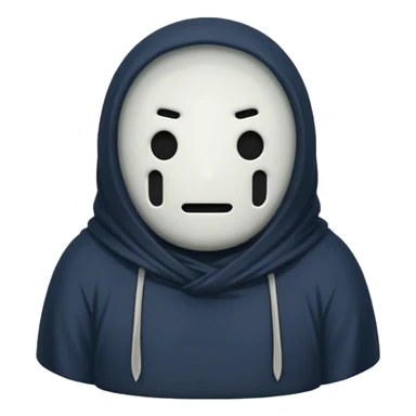 no face studio ghibli  sticker