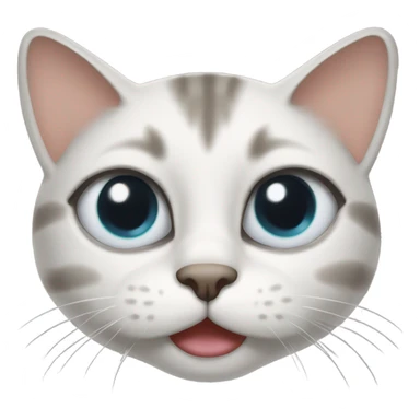 Cat blinking eye sticker