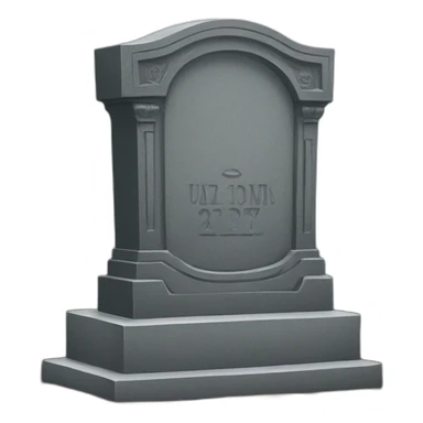 tombstone of Ukraine sticker
