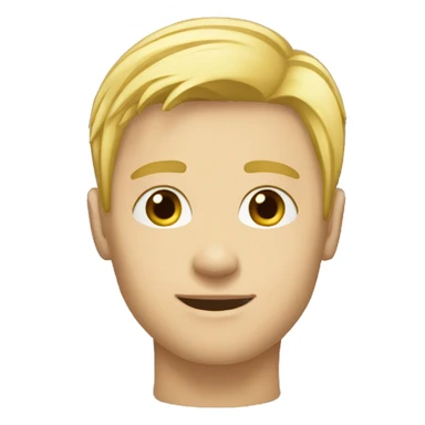 Blonde-Male-Young Adult full body sticker