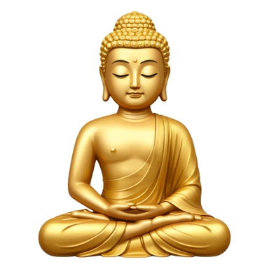 Golden Buddha sticker