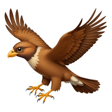 The lark flies sticker