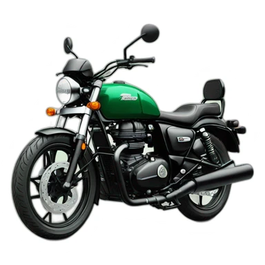 royal enfield meteor 350 green sticker