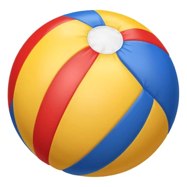 Colorful beach ball sticker