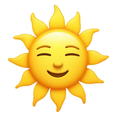 Show the Sun shining with the text that heaven is here sticker