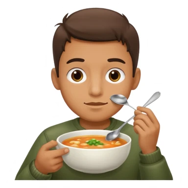 Çorba içen adam sticker