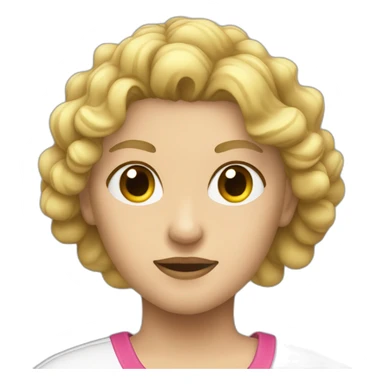 Madona qui joue au tennis sticker