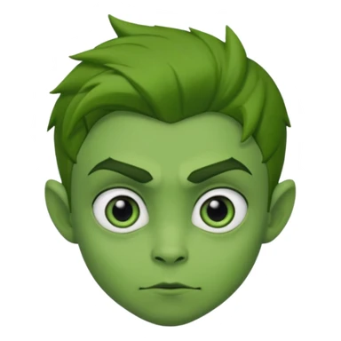 Beast boy (face only) sticker