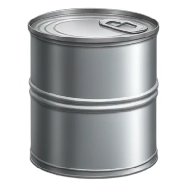 open empty tin can sticker