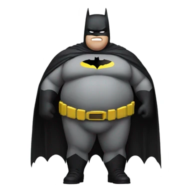 Fat Batman sticker
