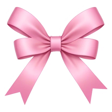 Super ultra-thin and stretched ribbon bow, as narrow as possible, single loop, no extra loops, no fluffy or rounded shapes, only one long and sleek ribbon, delicate, minimalist, NO DOUBLE LOOPS, NO THICKNESS, ONLY A SINGLE SLIM LINE pink sticker
