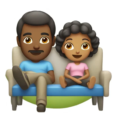 parents relaxing sticker