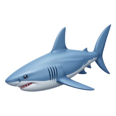 Put blue Nike shoes on the fins of the shark sticker