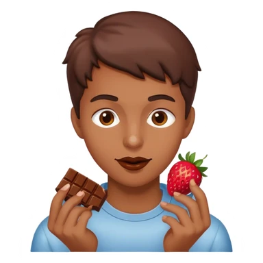 me with chocolate covered strawberries  sticker