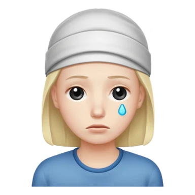 Low battery human sticker