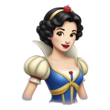 Snow White-princess sticker