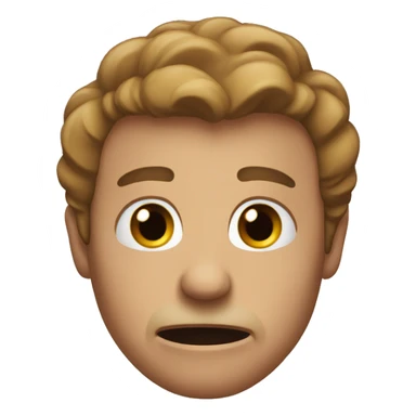 Emoji when you are stunned to speak sticker