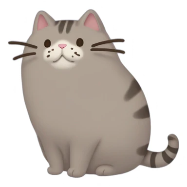 Pusheen the cat sticker