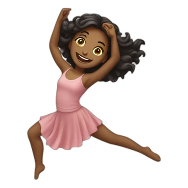 Girl-dancing-on-table sticker