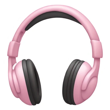 pastel pink headphone sticker