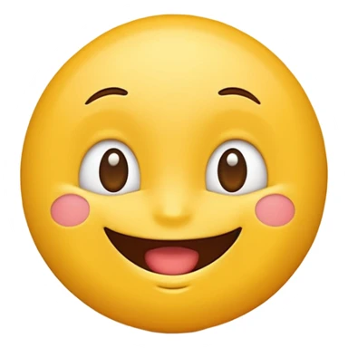 cute, playful emoji inspired by the word 'pipi', simple and friendly sticker