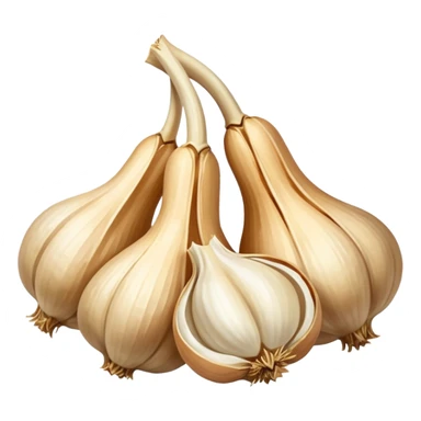 dried peeled garlic sticker
