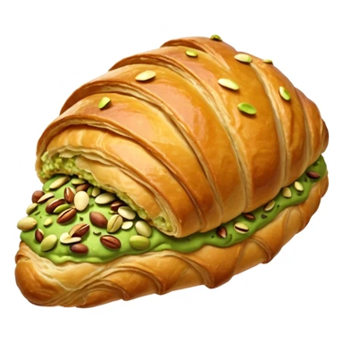 pistachio croissant sticker