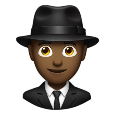 Men-in-black sticker