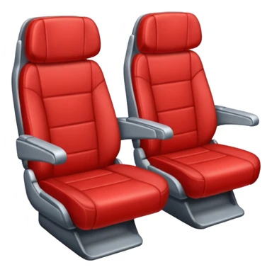 red plane seat sticker