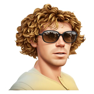 cool boy in sunglasses sticker