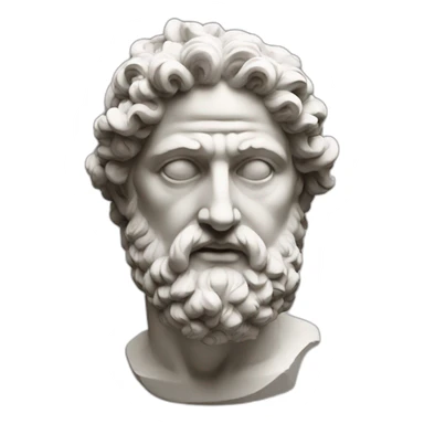 greek sculpture sticker