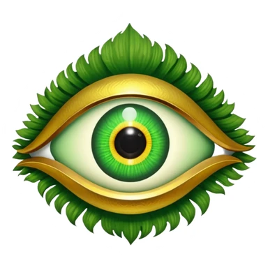 strange eye sticker