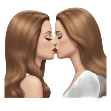 Lana Del Rey kissing a woman sticker