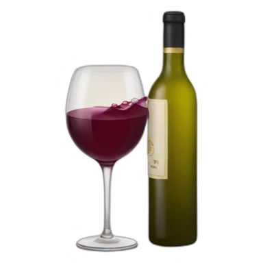 Driking wine sticker