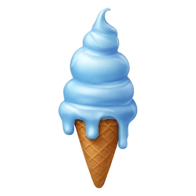 melting ice cream sticker