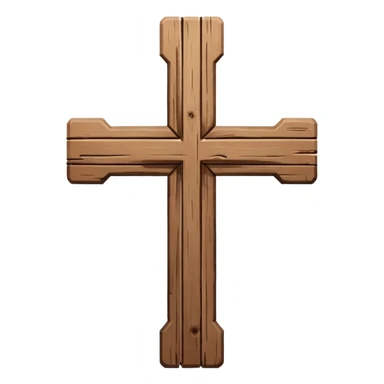 christian cross  sticker