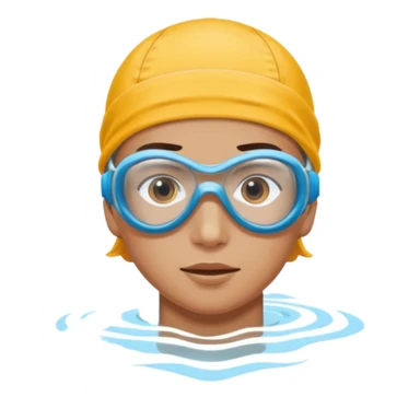 swimming athlete sticker